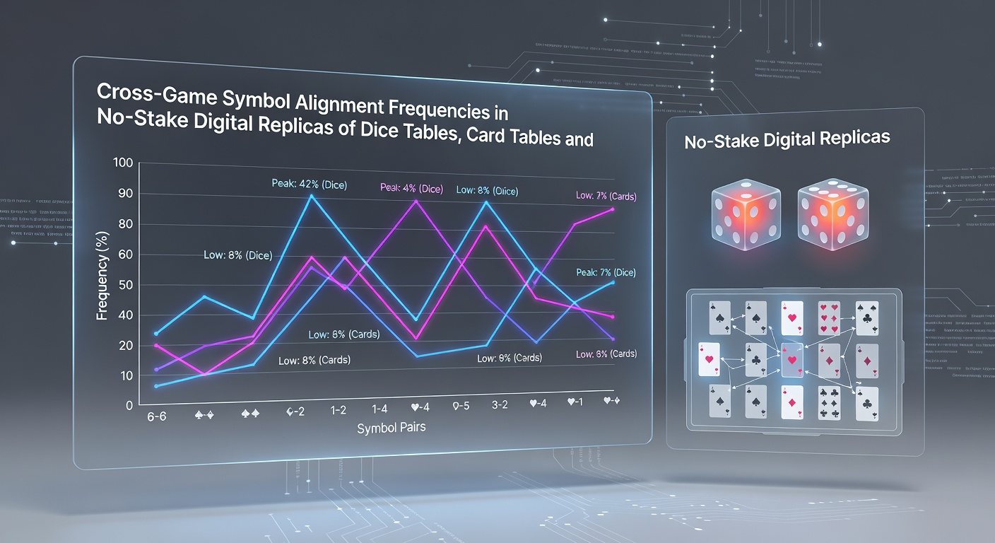 Vergleich von Symbolmustern in digitalen Keno- und Blackjack-Demos