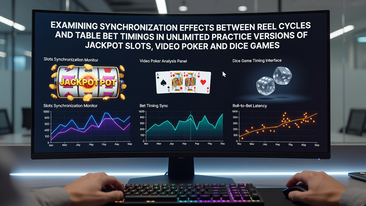 Darstellung von Walzenzyklen und Timing-Mustern in Demo-Versionen von Slots und Tischspielen