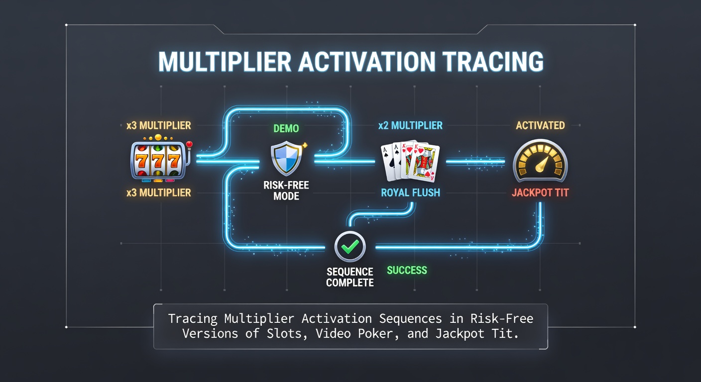 Analyse von Multiplikator-Sequenzen in Video Poker und Jackpot-Demos