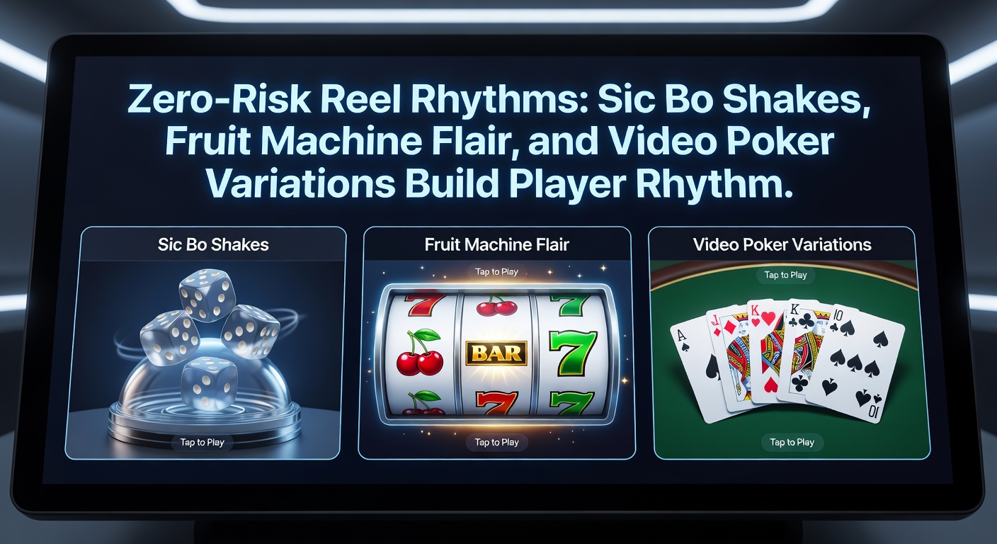 Spieler üben Sic Bo-Würfelwürfe in einem risikofreien Demo-Modus, um Rhythmus zu entwickeln